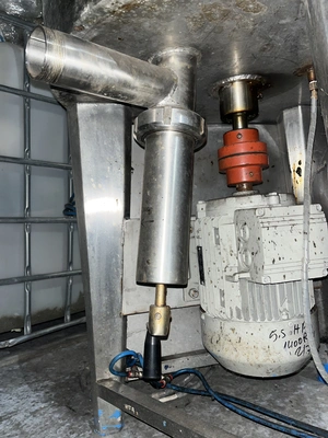 200L S/S JKTD Contra Rotational Cream Homogenizer Reactor