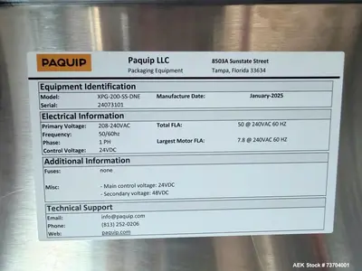 Used _UNKNOWN_ XPG-200-SS-DNE Liquid Fillers Illinois US | Aaron Equipment #1362957
