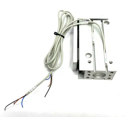 USED SMC COMPACT SLIDE TABLE CYLINDER W/ DUAL AUTO SWITCHES