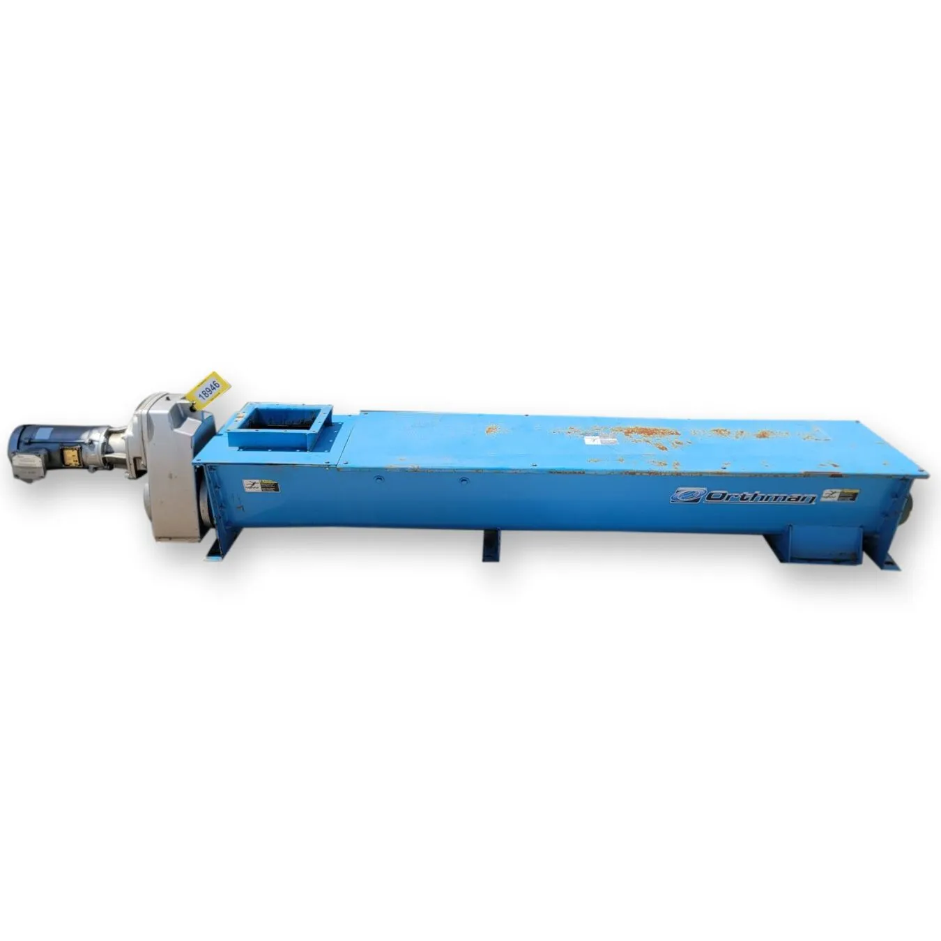 Used 9" dia. X 8' Orthman Feeder Screw Auger Conveyor