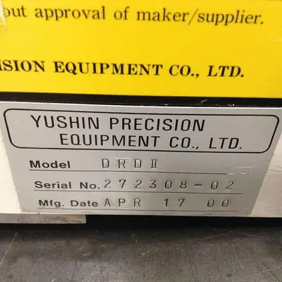 USED YUSHIN PRECISION EQUIPMENT DRDII