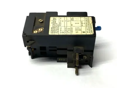 USED SPRECHER + SCHUH THERMAL OVERLOAD RELAY 0.62-1.0A DAMAGED