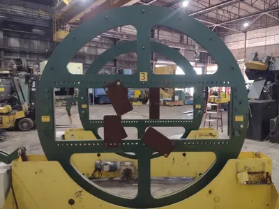 11,600 LBS RIMCO MODEL #R5-2450 ROTATOR POWERED I-BEAM ROLLOVER / ROTATOR MACHINE: STOCK #23597