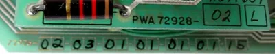 USED BENTLY NEVEDA 72976-02-03-01-01-01-01-15 CIRCUIT BOARD PWA-72928-02-L