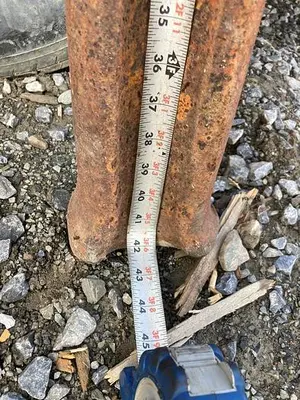 Used AFTERMARKET 5" X 42" CABLE TOOL CHISEL BIT Tool Bits Pennsylvania US | East West Machinery & Drilling #1417237