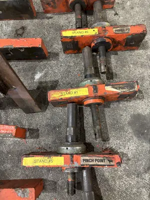 2.5" DAHLSTROM ROLLFORMER PARTS, SHAFT ARBORS, GEARS, SIDE PASSES & MORE: STOCK #22621