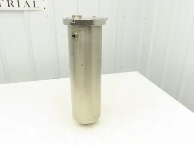 304 Stainless Water Circulator Housing 2 Gallon Tank 1.5" Tri-Clamp 6"x 21"L