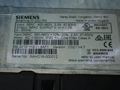 USED SIEMENS 6SL32101KE118AF1