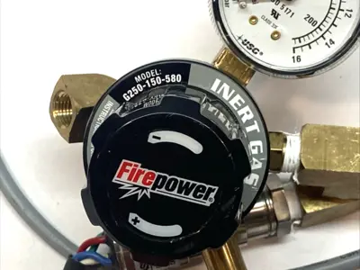 Used Firepower Inert Gas Regulator 0-150psi w/ Ashcroft Pressure Switch Regulators Michigan US | Maverick Industrial Sales #1395720