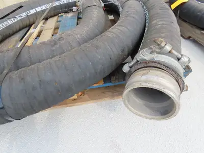 Jason 4470 Dry Bulk Material Suction Hose 5" ID x 25' Gum Rubber 75 PSI