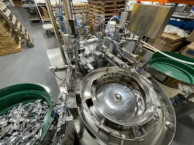 Filling Line, Bottles, Nail Polish, Filler, Brush and Cap Applicators, #5532789