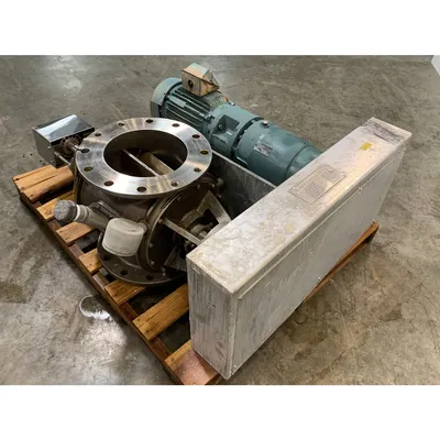 Used 10" Stainless Steel Flo-Tronics Rotary Airlock Feeder Valve