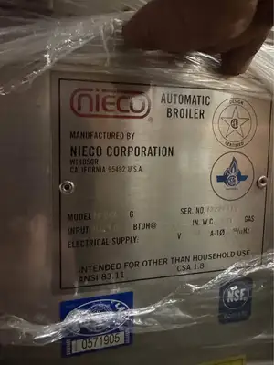 New | in-Stock Nieco New Nieco MPB84 Commercial Stainless Automatic Gas Conveyor Broiler Broilers Illinois US | Falcon Restaurant Supply #1375729