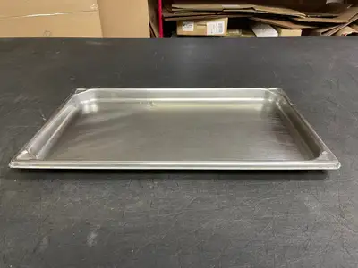 Used Vollrath Used Vollrath 30012 Super Pan II Full Size 1 1/4" Stainless Steel Steam Table / Hotel Pan Steam Pans Illinois US | Falcon Restaurant Supply #1376185