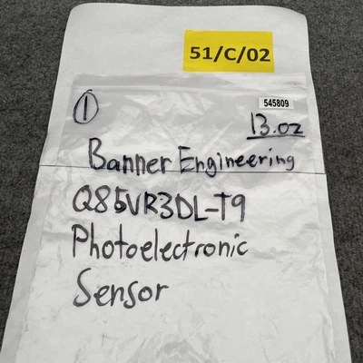 Used Banner Engineering Q85VR3DL-T9 Misc Industrial Equipment California US | Davliegogo LLC #1709855