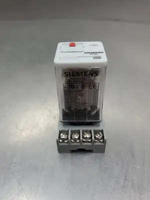 USED Siemens 3TX7112-1LF13 120VAC Relay w/Idec SR2P-06 Relay Base