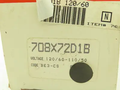 Honeywell Skinner 708X72D1B Solenoid Valve 2-Way NO 120V 5-125 PSI 3/4" NPT