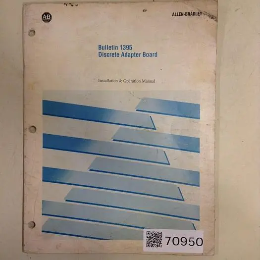 Used ALLEN BRADLEY 1395-5.12 Manuals Michigan US | Ideal Machinery #701064