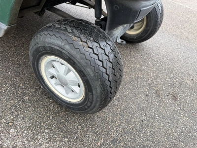 (1) 2015 E-Z-Go golf cart with a Kawasaki gas engine, does not include Club canopy, includes ball wa...
