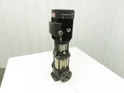 Grundfos CR3-10 A-FGJ-A-V-HQQV Inline Centrifugal Pump 1-1/4" Flanged 230/460V