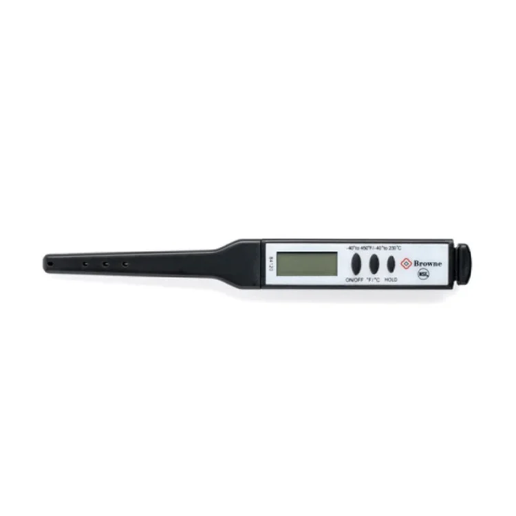 New | in-Stock Browne New Browne Pocket Thermometer - Thin Tip (84120) Temperature Monitoring Illinois US | Falcon Restaurant Supply #1375113