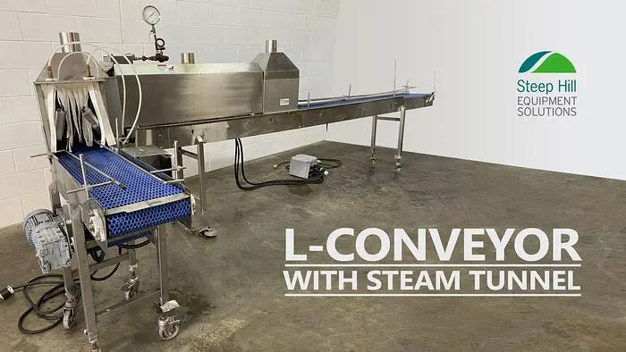 L-Conveyor With Steam Tunnel