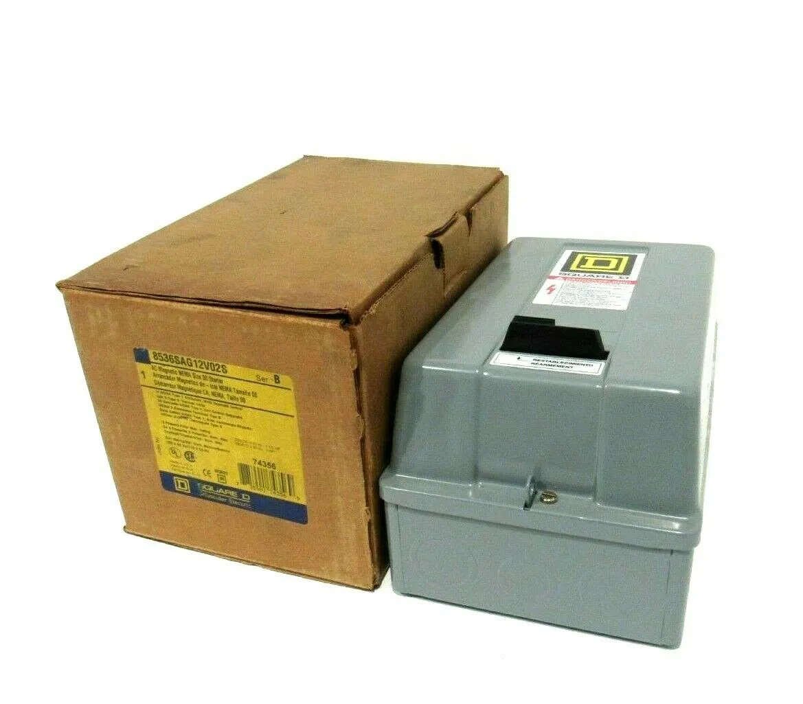 NEW SQUARE D 8536SAG12V02S AC MAGNETIC STARTER SER.B