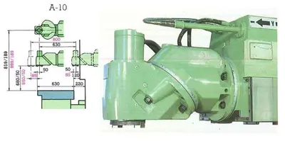 USED CORREA A10 X: 1300 - Y: 630 - Z: 630MM