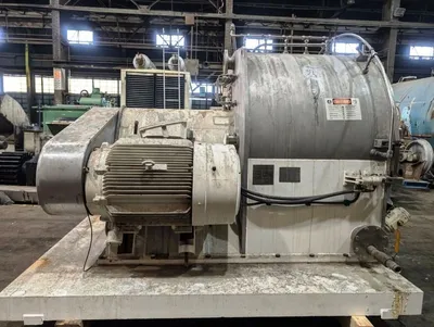 Dorr-Oliver BW 1250H sanitary peeler centrifuge, duplex SS.