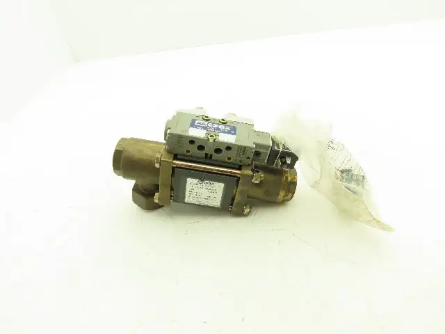 COAX 5-VMK 15 DR NC Brass Coaxial 3-Way Solenoid Valve 3/8"NPT 115V 1400PSI