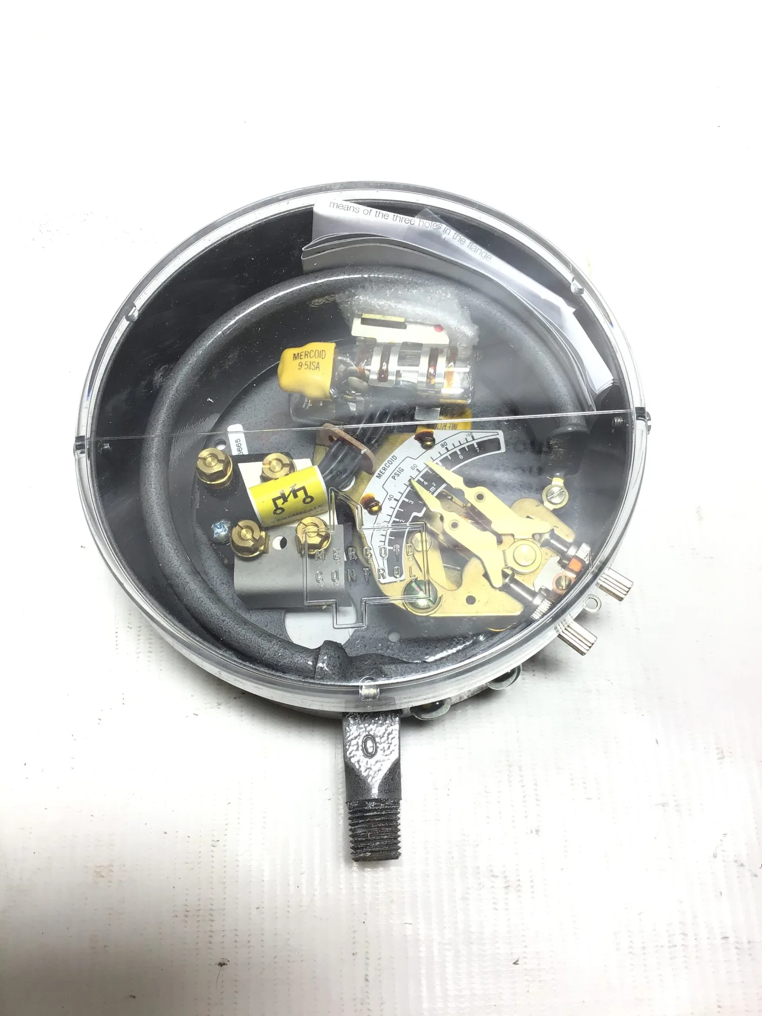 Dwyer Instruments Mercoid Control DA-31-156-6 Bourdon Tube Pressure Switch 120/240V 10-100PSI -NIB