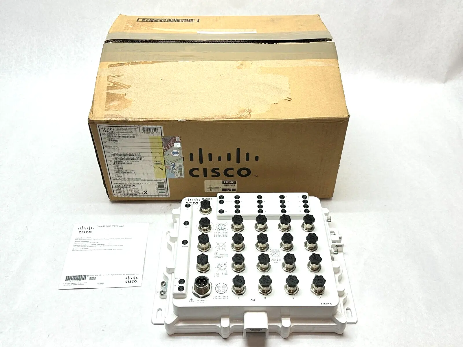New | in-Stock Cisco IE-2000-16T67P-G-E Network Switches Michigan US | Maverick Industrial Sales #1456661