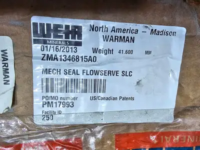 New | in-Stock WEIR MINERALS ZMA1346815A0 Parts (Hydraulics and Pneumatics) British Columbia CA | Lenmark #1440589