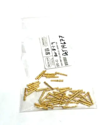 Mencom CDFD-0.3 Female Crimp Contact, Gold, Con 22-26AWG 10A PKG OF 50