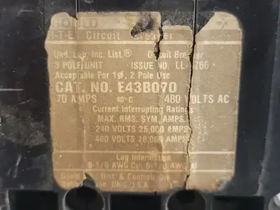 USED ITE E43B070