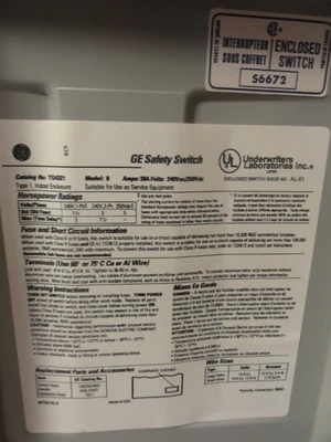 USED GE TG4321