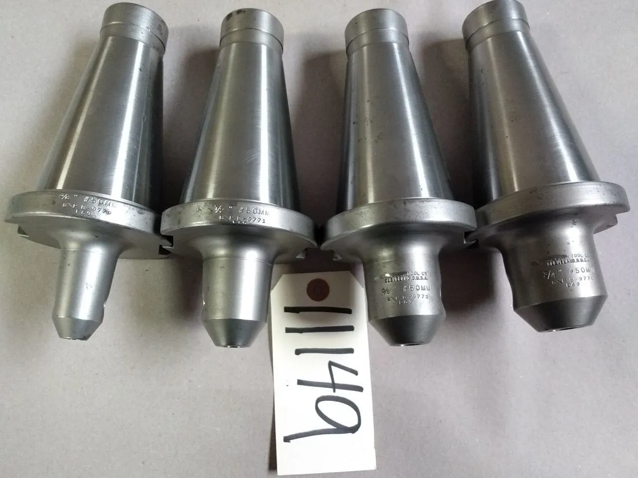 WELDON #50 TAPER TOOL HOLDER (SET OF 4)