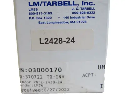 NEW LM/TARBELL INC. L2428-24 BEARING L2438-24 L242824