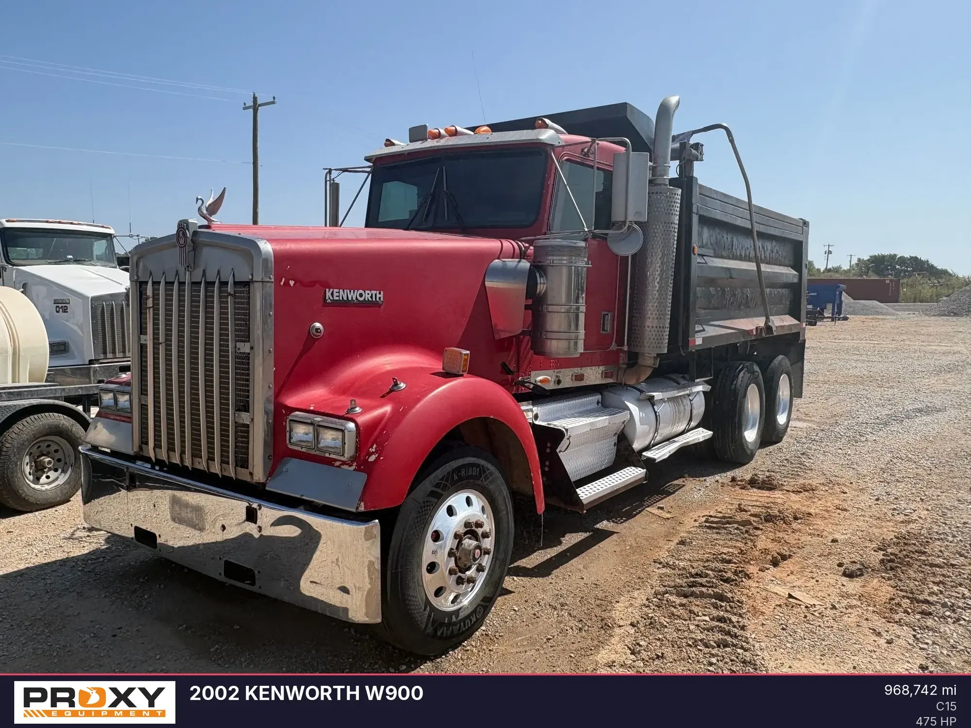 Used 2002 KENWORTH W900 Dump trucks Oklahoma US | Proxy Equipment #1388999
