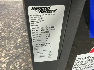 Used GENERAL BATTERY MX3181400 Material Handling (misc) Ohio US | HGR 24 #1404619