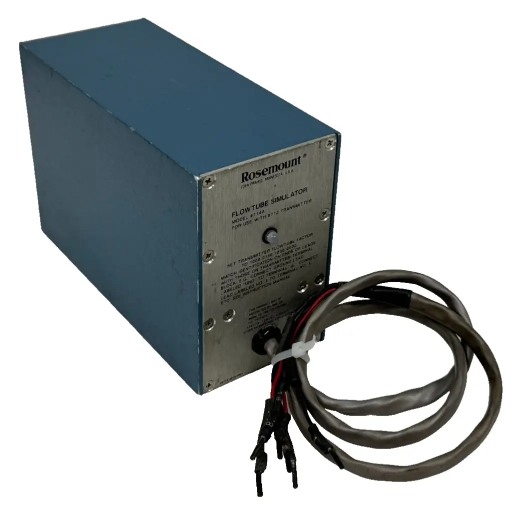 USED ROSEMOUNT 8714A FLOWTUBE SIMULATOR