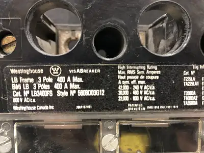USED WESTINGHOUSE LB3400FS