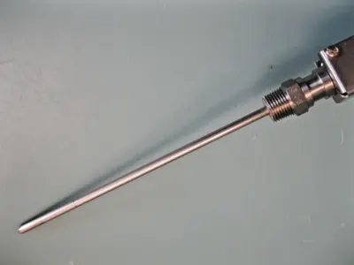 NEW 1/2" NPT Tel-Tru 0-200F° Adjustable Angle Thermometer 5" Dial 9" Stem A7