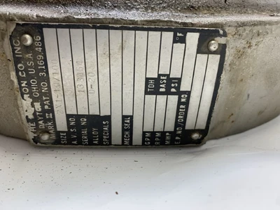 Durco 2x1-10 D20 DT25311BD Pump Casing