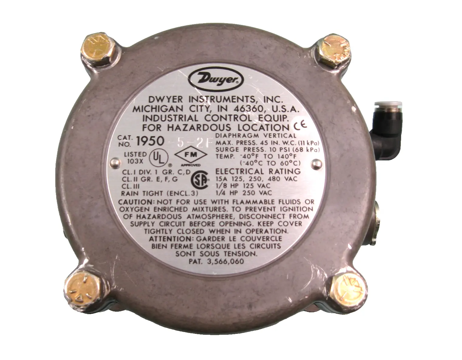 USED Dwyer 1950-5-2F