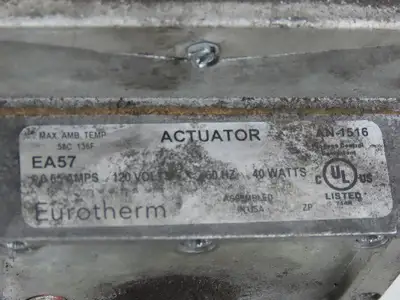Barber Colman EA57 Actuator 0.65A 120V 40W W/2-3706 1/4" NPT Valve