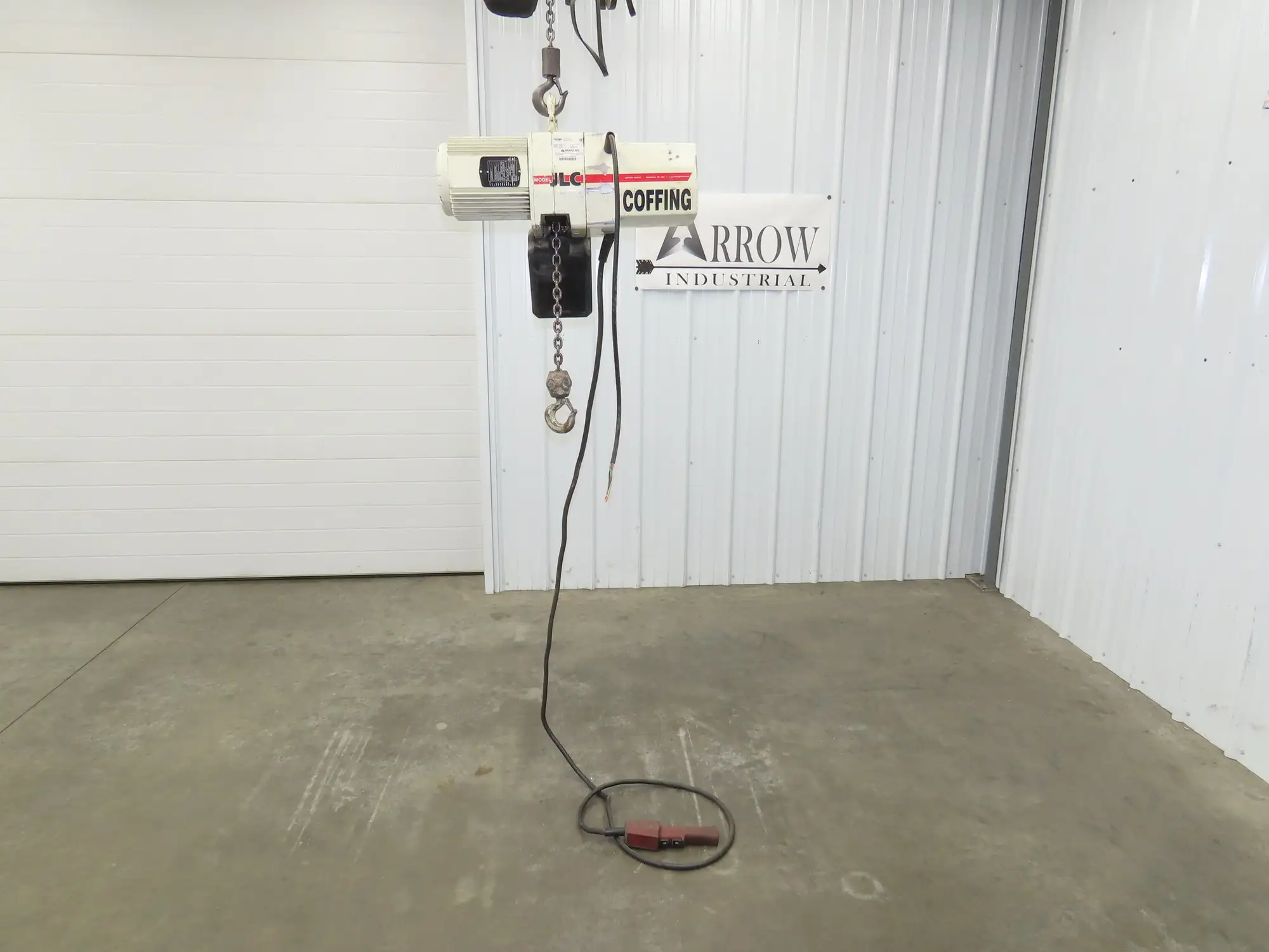 Coffing JLC2016310 Electric Chain Hoist 1 Ton 16 FPM 13' Lift 230/460V 3PH