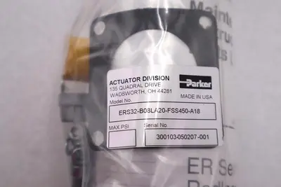 PARKER ERS32-B08LA20-FSS450-A18 LINEAR ACTUATOR 32MM ROLLED BALL STOCK#2939