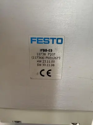Used FESTO IFB8-03 Valves/Fittings Michigan US | Ideal Machinery #711881
