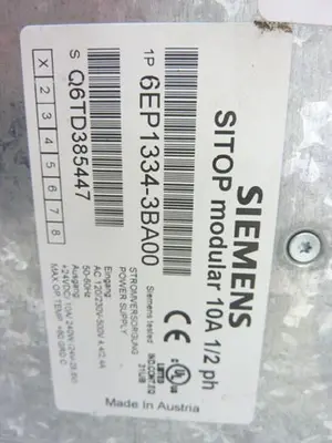 USED SIEMENS 6EP1 334-3BA00